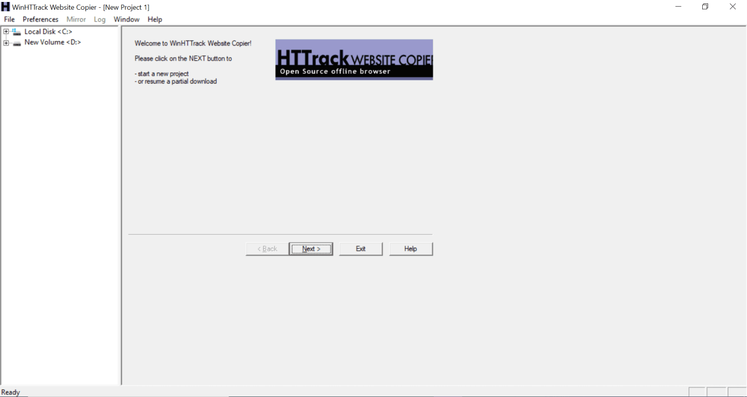 Cara mengcopy design dari website lain HTTrack