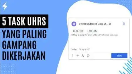 5 Task UHRS yang Paling Gampang Dikerjakan 5 Task UHRS yang Paling Gampang Dikerjakan
