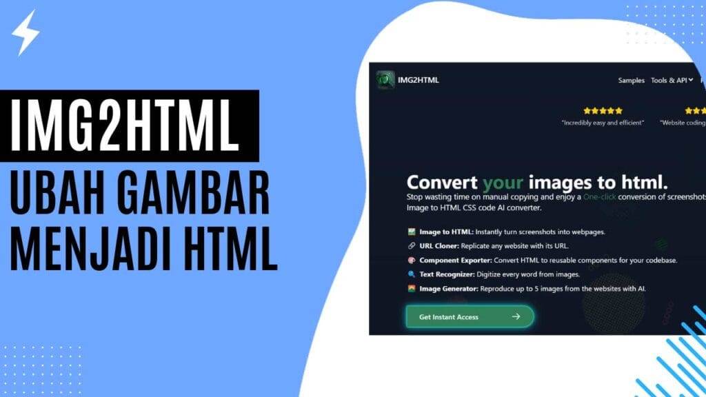 IMG2HTML Ubah Gambar menjadi HTML