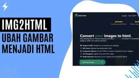 IMG2HTML Ubah Gambar menjadi HTML