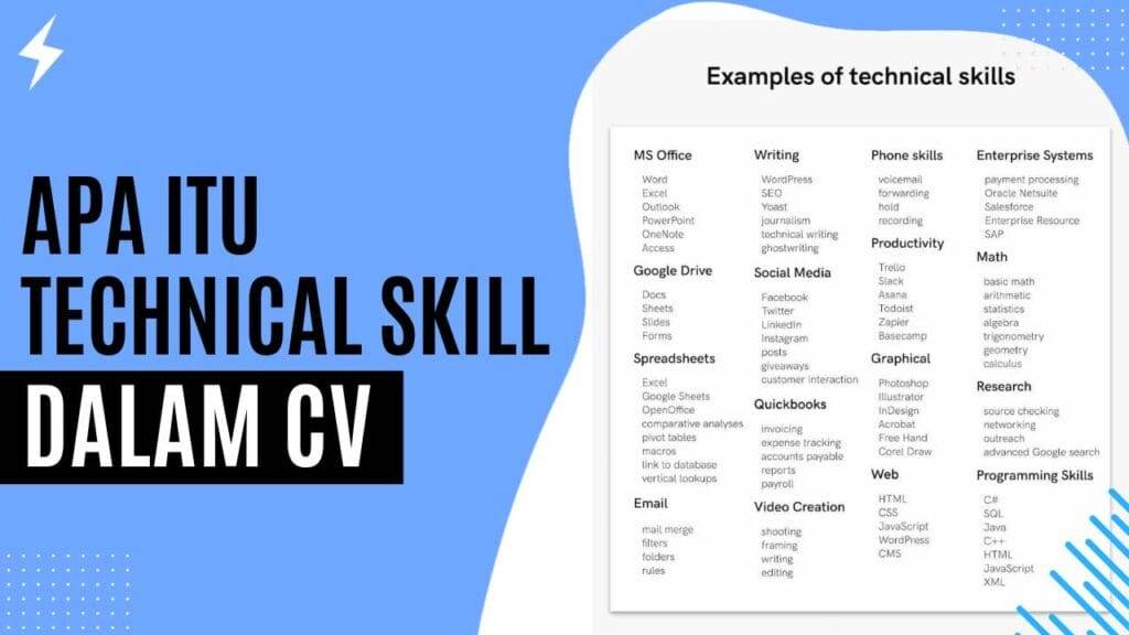 Apa Itu Technical Skill dalam CV