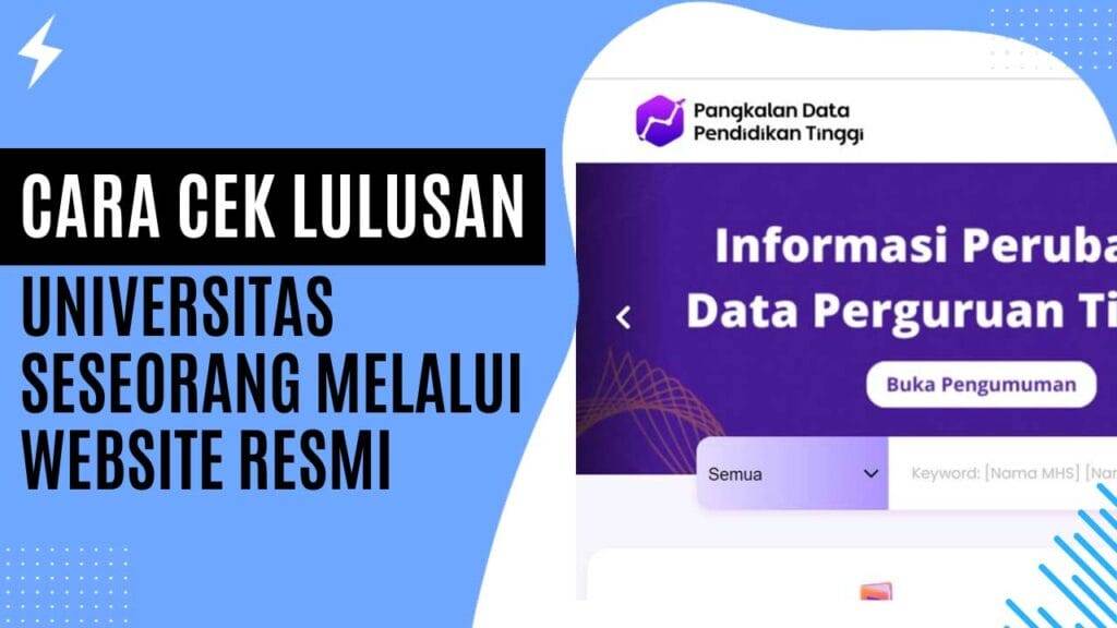 Cara Cek Lulusan Universitas Seseorang Melalui Website Resmi