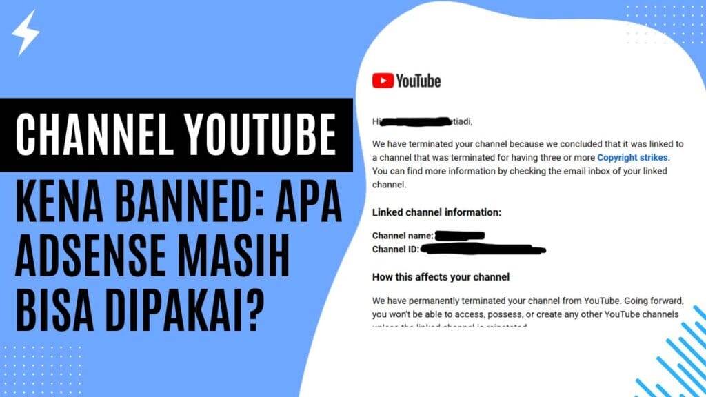 Channel Youtube Kena Banned Apa Adsense Masih Bisa Dipakai