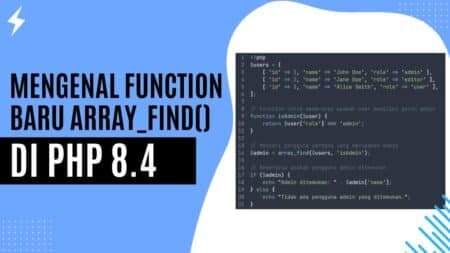 Mengenal Function Baru array_find() di PHP 8.4