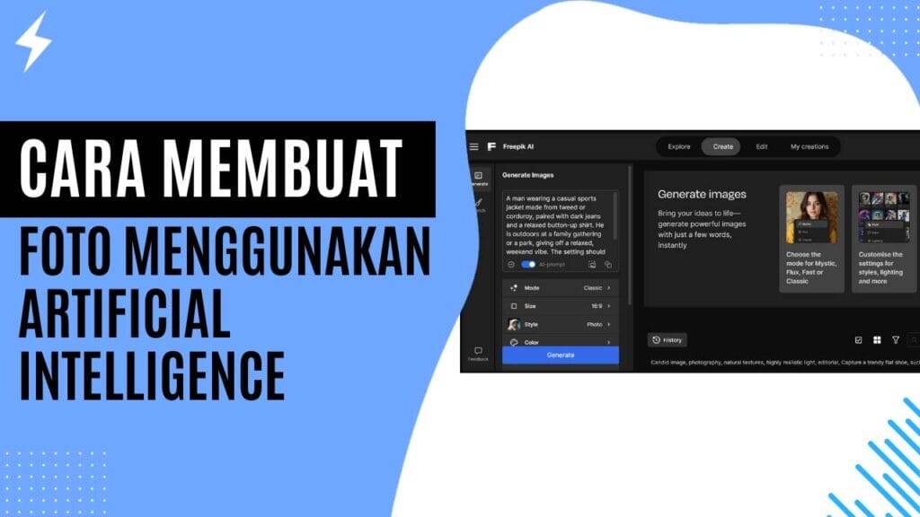 Cara Membuat Foto Menggunakan Artificial Intelligence
