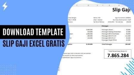 Download Template Slip Gaji Excel Gratis
