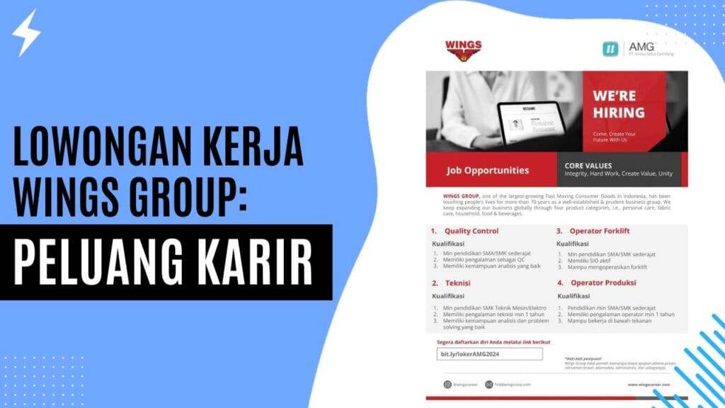 Lowongan Kerja Wings Group Peluang Karir