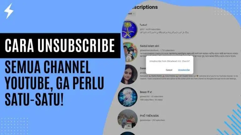 Cara Unsubscribe Semua Channel Youtube, Ga perlu satu-satu! Cara Unsubscribe Semua Channel Youtube, Ga perlu satu-satu!