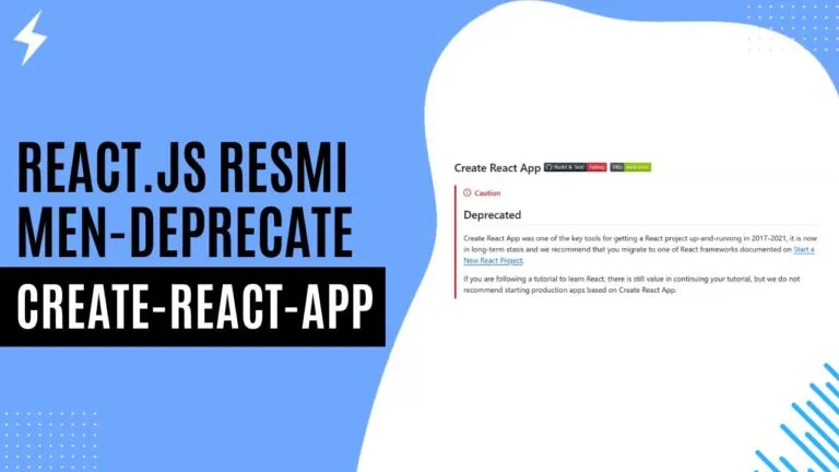 React.js Resmi Men-deprecate Create-React-App React.js Resmi Men-deprecate Create-React-App